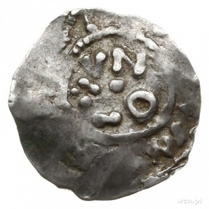 denar 1002-1024, mennica Visé ?; Popiersie w diademie w...