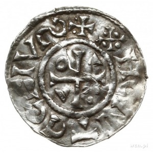 denar, 1002-1009, Ratyzbona, mincerz Voc; ; Hahn 27i1.5...