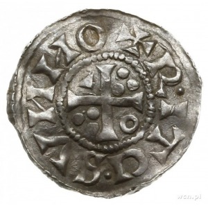 denar, 1009-1024, Ratyzbona, mincerz An; Hahn 29a (nie ...