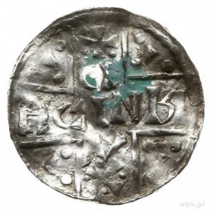 denar, 1018-1026, Ratyzbona, mincerz Ag; Hahn 31d7.2; s...