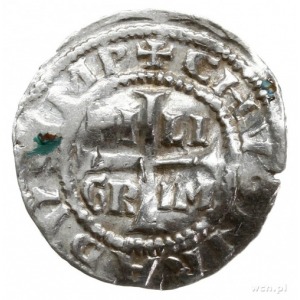denar 1024-1036; Krzyż, w kątach PILIGRIM / Kapliczka z...
