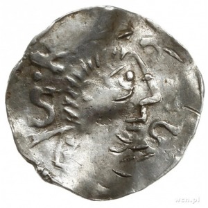 denar 983-1002, Würzburg; Popiersie w prawo, S KILIANS ...