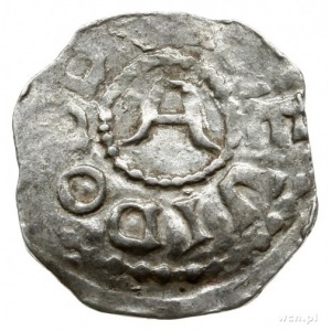 denar 1016-1047; Krzyż z klinami w kątach, HEINRICVS RE...