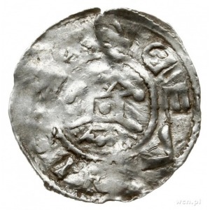 denar 1002-1026; Kaplica, OVDALRICVS; Dłoń, DEXTERA DNI...