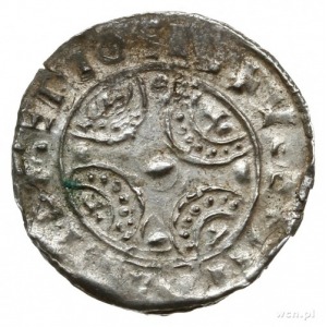 denar 1018-1035; Spirala zwężająca się w prawo / krzyż ...