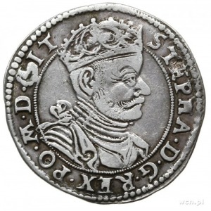 szóstak, 1581, Wilno, Aw: Popiersie króla w prawo i nap...
