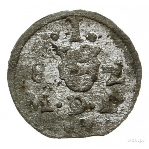 denar 1582, Wilno; Ivanauskas’09 1SB2-2 (RRRR), H.Cz. 5...