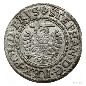 szeląg 1581, Gdańsk; CNG 128.III, Kop. 7429 (R); bardzo...
