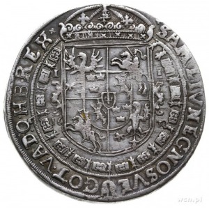 talar 1630, Bydgoszcz; Aw: Wąskie popiersie króla z kok...