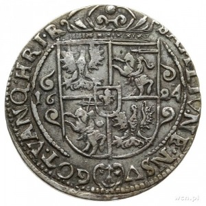 ort 1624, Bydgoszcz; końcówka napisu PRV M; Shatalin BD...