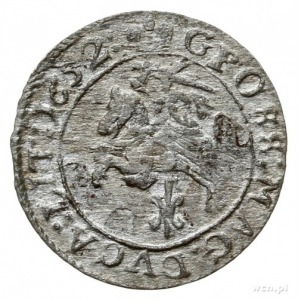 grosz 1652, Wilno; odmiana z rzymską cyfrą I i herbem G...