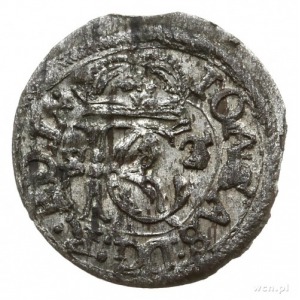 szeląg 1653, Wilno; Ivanauskas’09 2JK15-4; moneta z ład...
