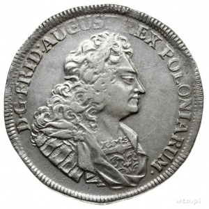 2/3 talara (gulden) 1722, Drezno; Aw: Popiersie króla, ...