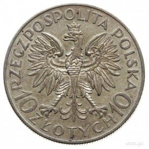 10 złotych 1933, Warszawa; Jan III Sobieski - 250. rocz...