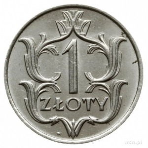 1 złoty 1929 Warszawa; Parchimowicz 108; rzadka w tak p...