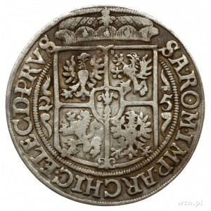 ort 1625, Królewiec; znak menniczy na awersie, odmiana ...