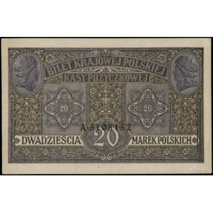 20 marek polskich 9.12.1916, jenerał, seria A, numeracj...