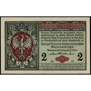 2 marki polskie 9.12.1916, Generał, seria A, numeracja ...