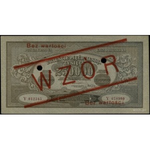 250.000 marek polskich 25.04.1923, seria Y, numeracja 0...