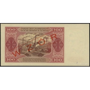 100 złotych 1.07.1948, seria FG, numeracja 0000002, obu...