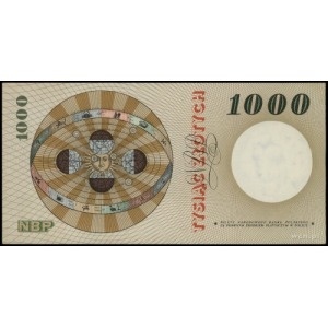 1.000 złotych 25.10.1965, seria A, numeracja 0086520; L...