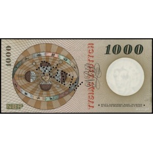 1.000 złotych 29.10.1965, seria S, numeracja 0000137, b...