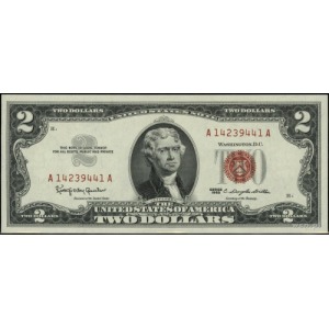 Legal Tender Note; 2 dolary 1963, podpisy Granahan i Di...