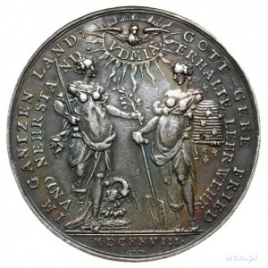 medal z 1628 roku autorstwa Sebastiana Dadlera wybity n...