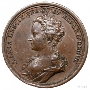 medal z 1725 roku autorstwa Georga Wilhelma Vestnera, w...