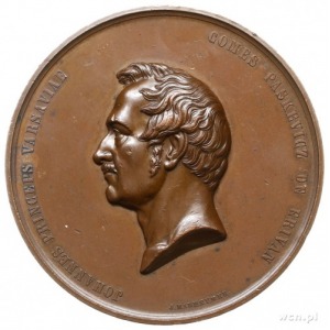 medal z 1850 roku autorstwa Jana Minheymera wybity z ok...