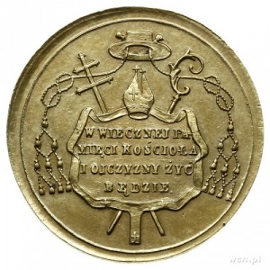 medal z 1861 roku wybity z okazji śmierci metropolity w...