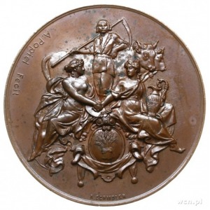 medal z 1894 roku autorstwa Antoniego Popiela oraz Alek...