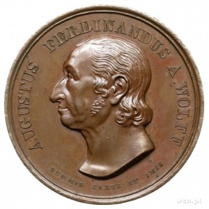 medal z 1840 roku autorstwa F. Hoecknera poświęcony sła...