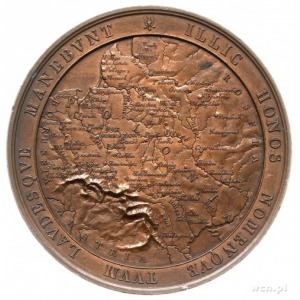 medal z 1859 roku, autorstwa Antoine’a Bovy’ego, wybity...