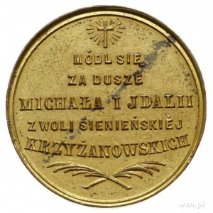 medal pamiątkowy z ok. 1865 roku wybity z okazji śmierc...