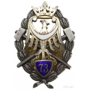 oficerska odznaka pamiątkowa 73 Pułku Piechoty - Katowi...