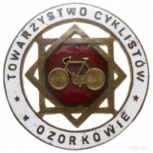 Odznaka Towarzystwa Cyklistów w Ozorkowie, dwuczęściowa...