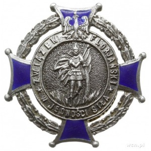 odznaka strażacka Związku Florjańskiego, jednoczęściowa...