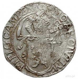 talar lewkowy (Leeuwendaalder) 1647, rycerz stojący w p...