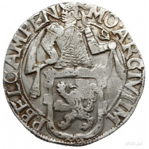 talar lewkowy (Leeuwendaalder) 1649, rycerz stojący w p...