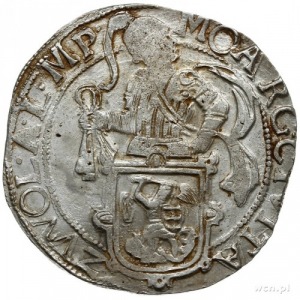 talar lewkowy (Leeuwendaalder) 1653, rycerz stojący w l...