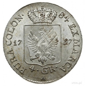 4 grosze (1/6 talara) 1797 A, Berlin; v. Schr. 81, Oldi...