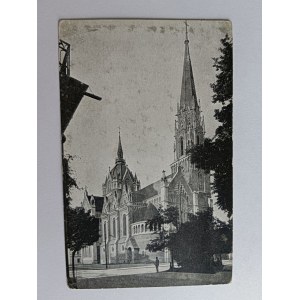 POCZTÓWKA TARNOPOL, KOŚCIÓŁ PARAFIALNY, PRZEDWOJENNA 1914 R
