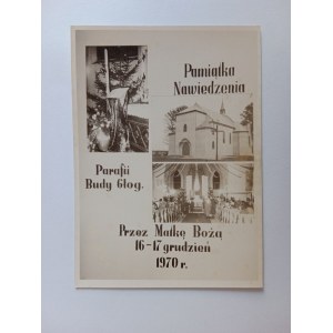 FOTO BUDY GŁOGOWSKI GŁOGÓW MAŁOPOLSKI CHIESA COMMEMORATIVA VISITA DELLA MADRE DI DIO 1970