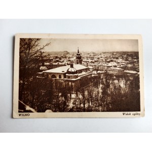 POSTCARD WILNO GENERAL VIEW PRE-WAR