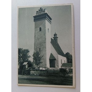 POSTCARD KREMPACHY IN SPISZ, CHURCH WITH RENAISSANCE ATTIC