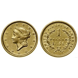 Stany Zjednoczone Ameryki (USA), 1 dolar, 1851, Filadelfia
