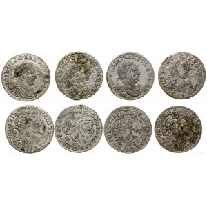 Poland, set of 4 sixpences, 1682-1683, Bydgoszcz