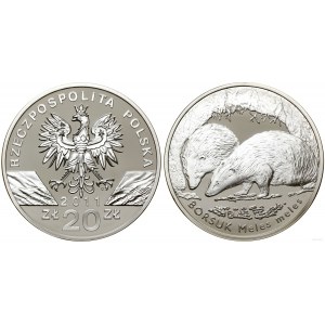 Poland, 20 zloty, 2011, Warsaw