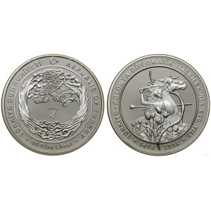 Poland, set: 20 zloty + 50 lira, 2014, Warsaw